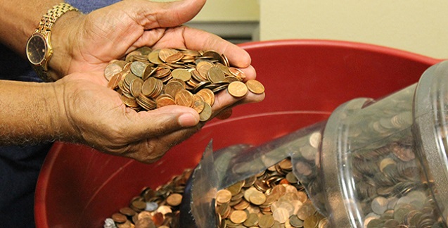 The man who collected coins for 45 years took it to the bank with a ...